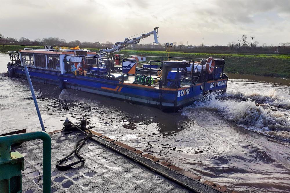 Water injection dredging and silt monitoring 202223 Somerset Rivers